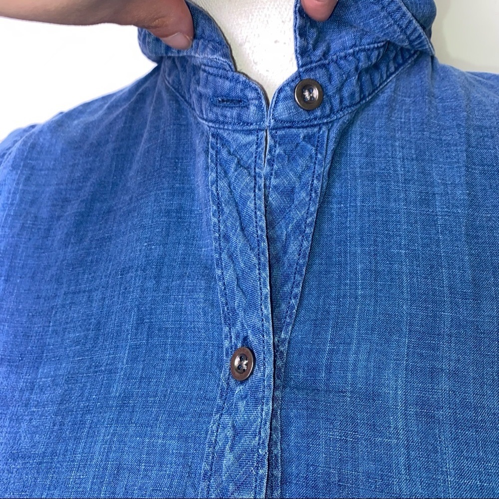 Rails Cold Shoulder Lyocell Tencel Linen Chambray… - image 7